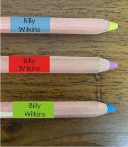 Signature Wrap Around Pencil Labels